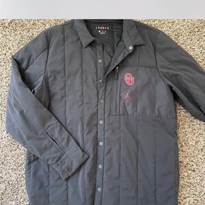 Jordan Men's Dark Gray Quilted Jacket